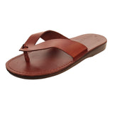 Unisex leather Jesus sandals flip flops Holy Land style